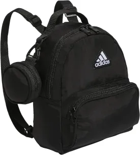adidas Must Have Mini Backpack, Small Festivals and Travel, Black/White, One Size