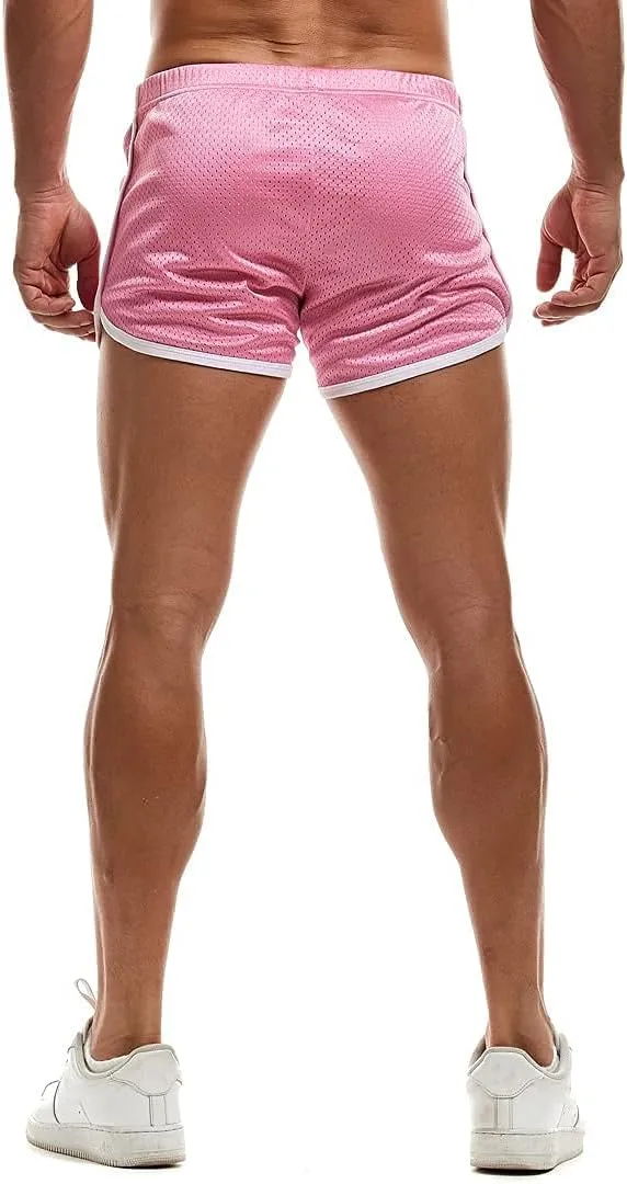 AIMPACT Mens Running Shorts Breathing Workout Gym Booty Short Shorts Sexy