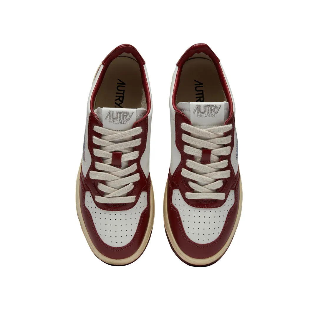 AUTRY Medalist Low Sneakers - hvid / Syrah røde