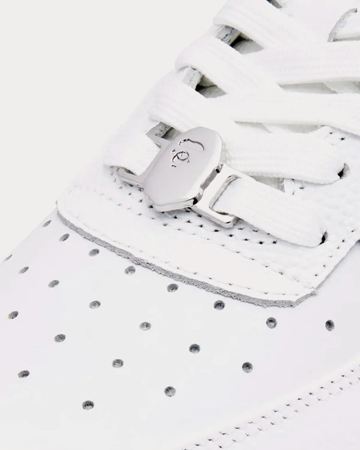 Bape Sta #6 White Low Top Sneakers