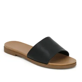 Basic Flat Sandal Black