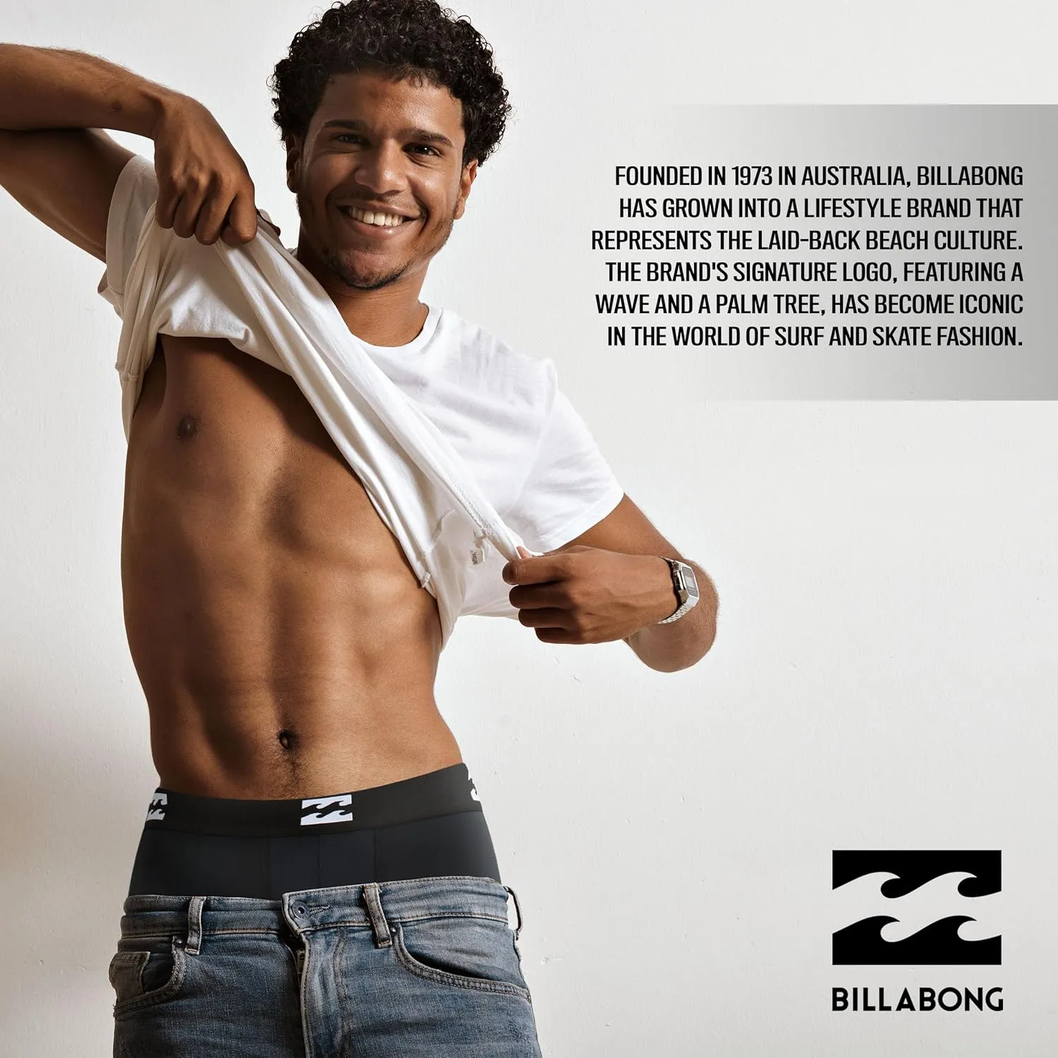 Billabong Mens Boxer Briefs 4 Pack Long Leg Performance Compression Shorts Mens Underwear 7.5?? Inseam