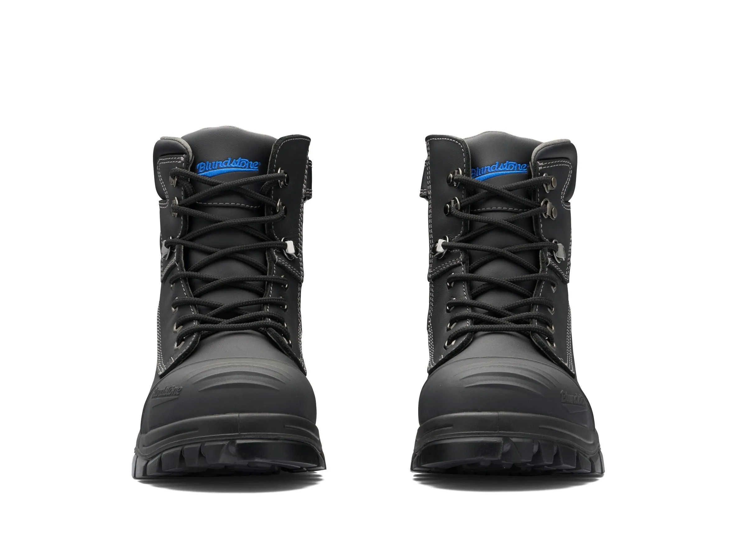 Black Platinum Quality Water-Resistant Zip Ankle Safety Boot