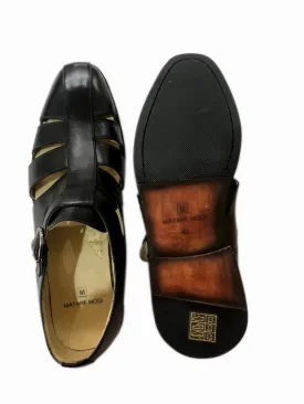 Black Strappy Sandals - MMFT021