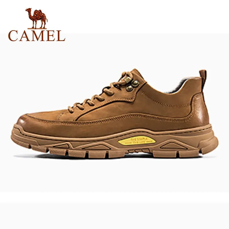 CAMEL Men's Genuine Leather Shoes Men Fashion Casual Sports Shoes