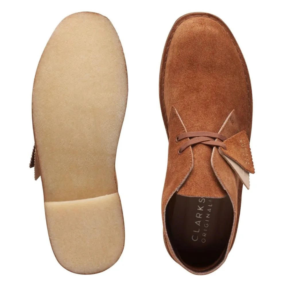 Clarks Originals Desert Boots Men's Ginger Hairy Suede 26168531