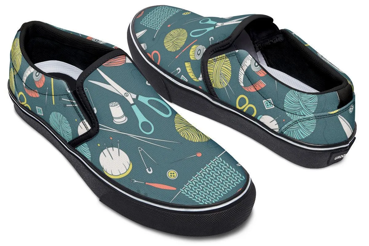 Crochet Slip-On Shoes