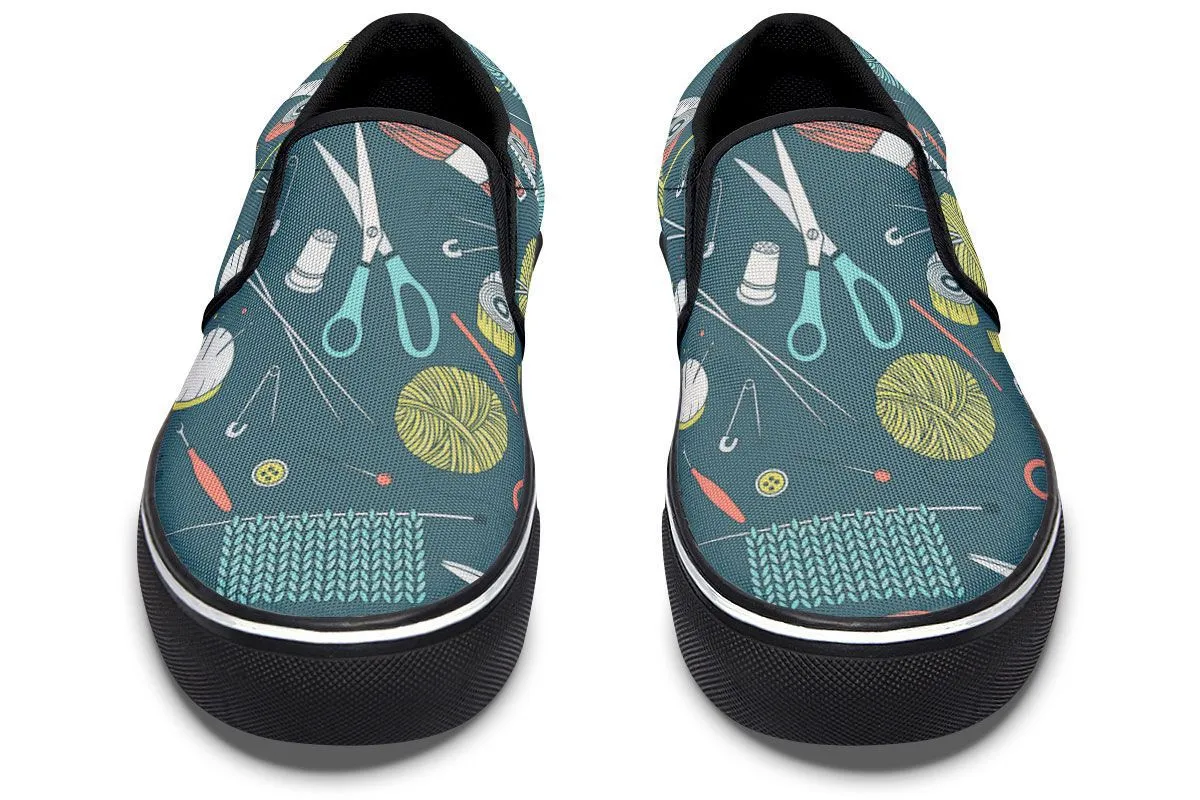Crochet Slip-On Shoes