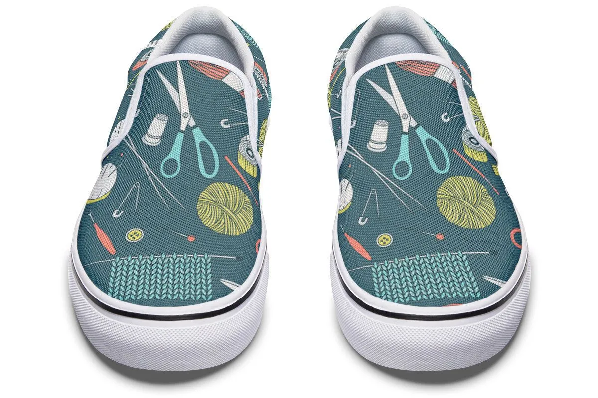 Crochet Slip-On Shoes