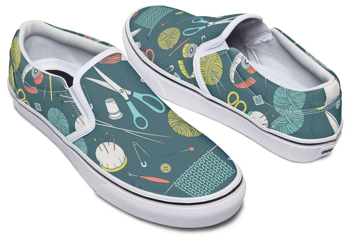 Crochet Slip-On Shoes