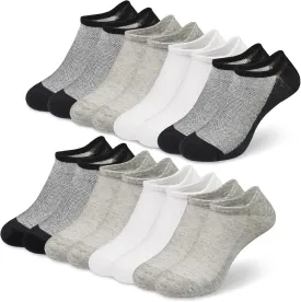 GRPSKCOS No Show Socks Men, 8 Pairs Low Cut Ankle Socks, Men Short Socks Casual Cotton Socks