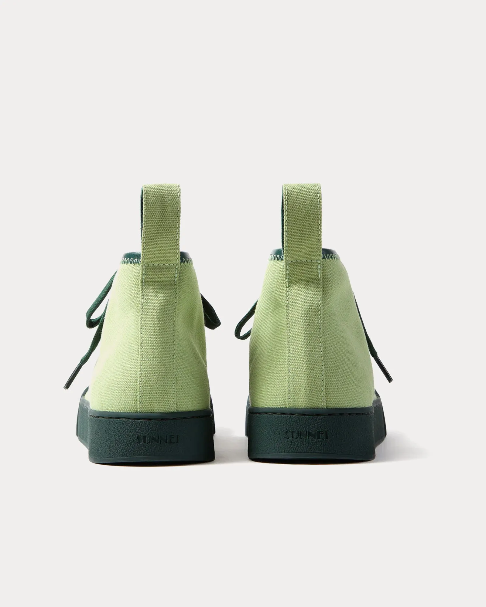 Isi Pale Green High Top Sneakers