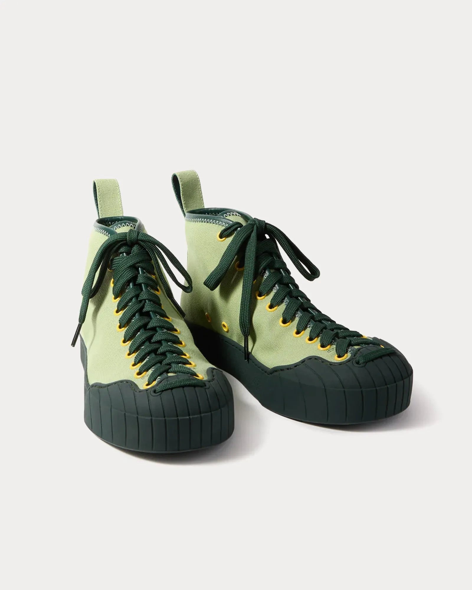Isi Pale Green High Top Sneakers