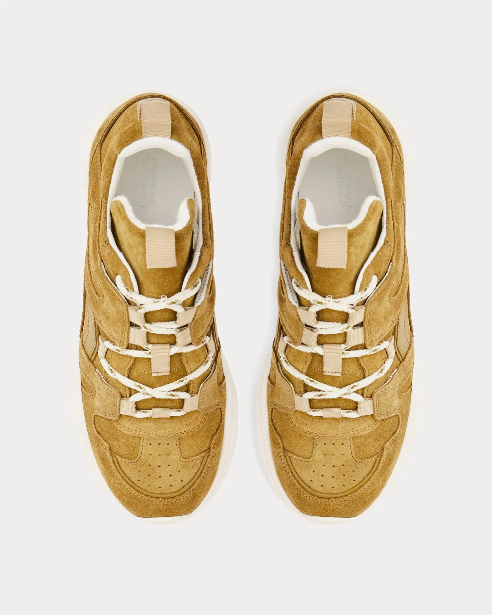 Kindsay Leather Taupe Low Top Sneakers