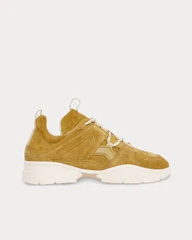 Kindsay Leather Taupe Low Top Sneakers