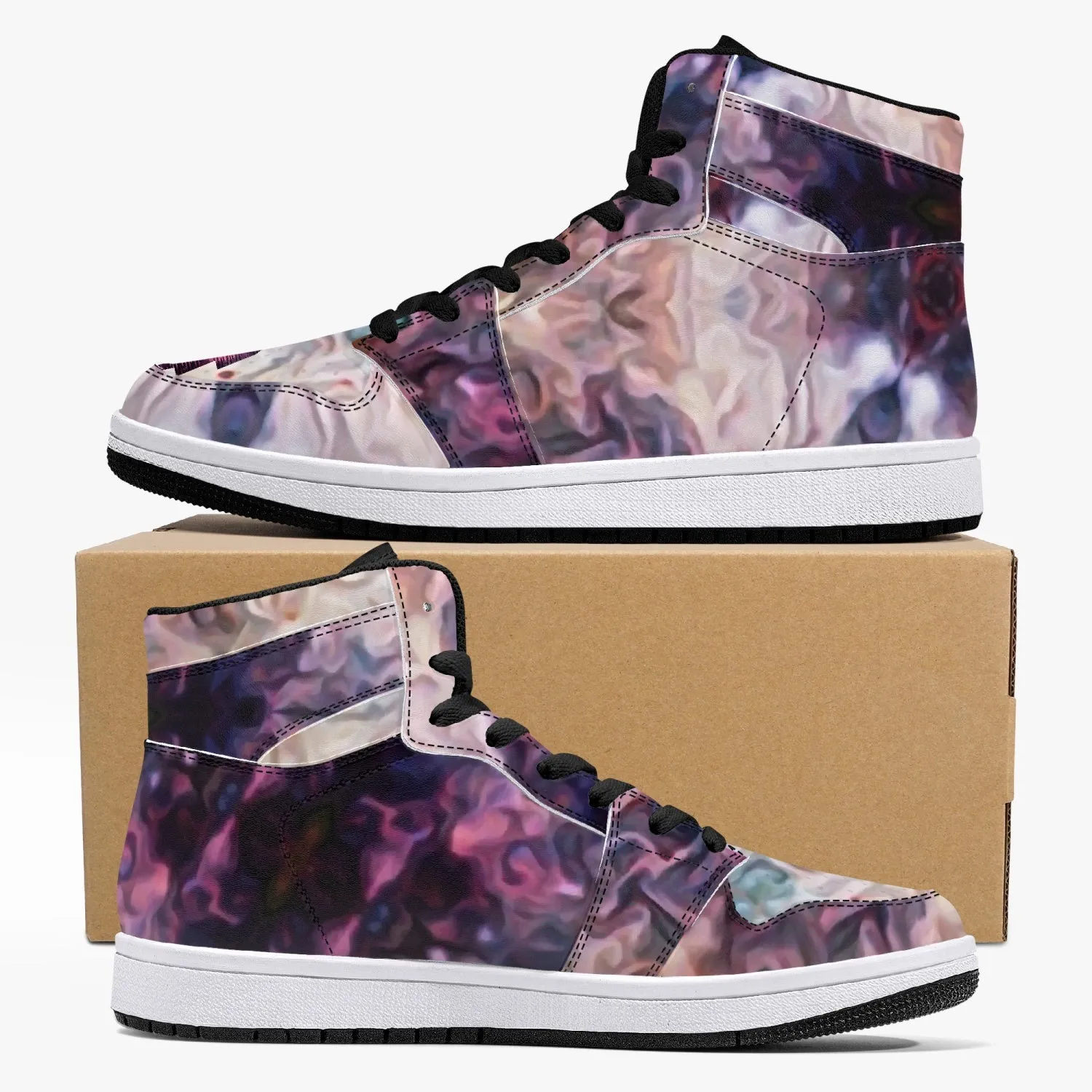 Medusa Psychedelic Split-Style High-Top Sneakers