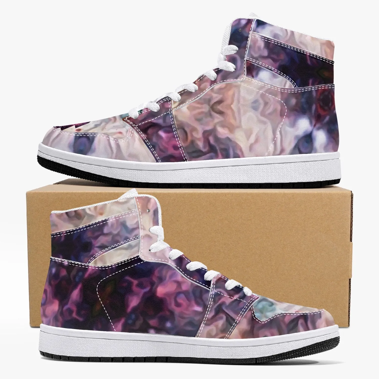 Medusa Psychedelic Split-Style High-Top Sneakers