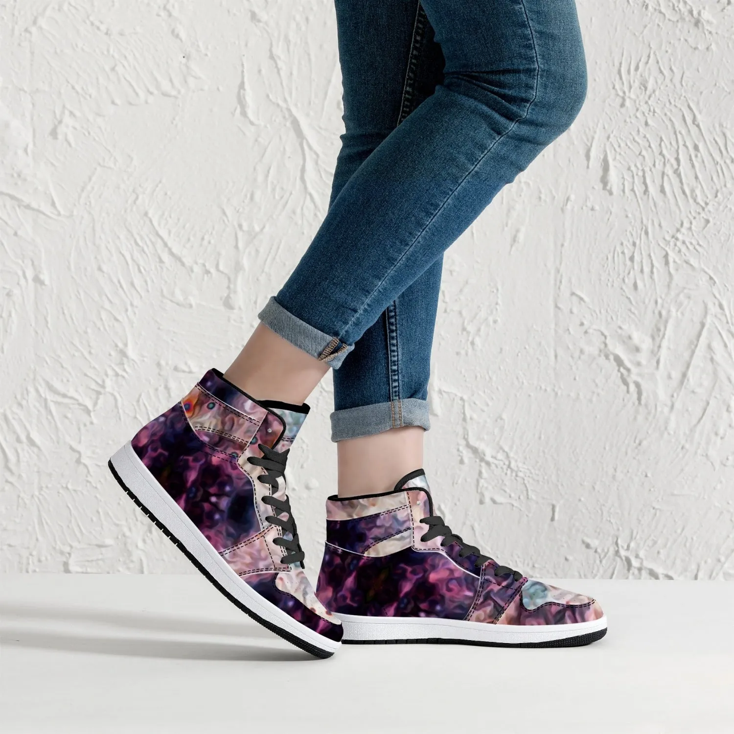 Medusa Psychedelic Split-Style High-Top Sneakers