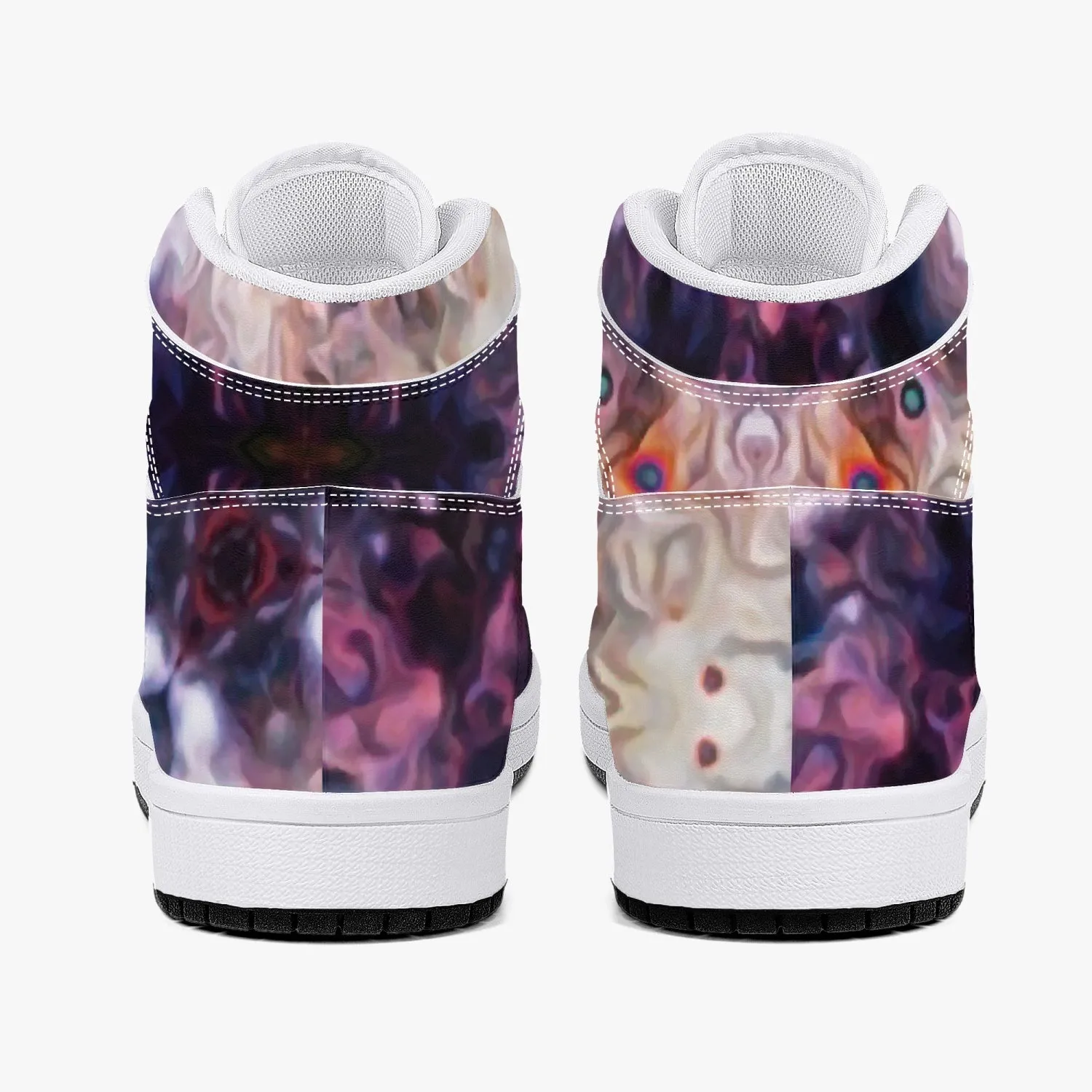 Medusa Psychedelic Split-Style High-Top Sneakers