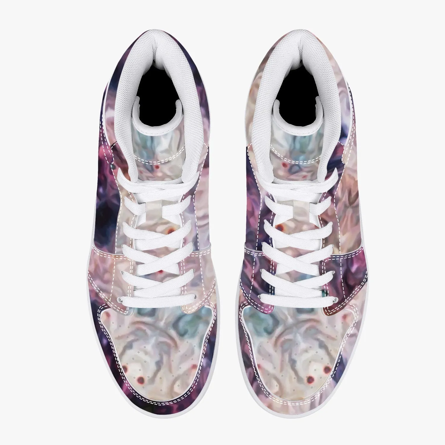 Medusa Psychedelic Split-Style High-Top Sneakers