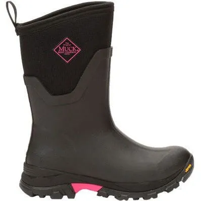 Muck Women's Arctic Ice Vibram Waterproof Terrain Mid Work Boot -Black- ASVMA404