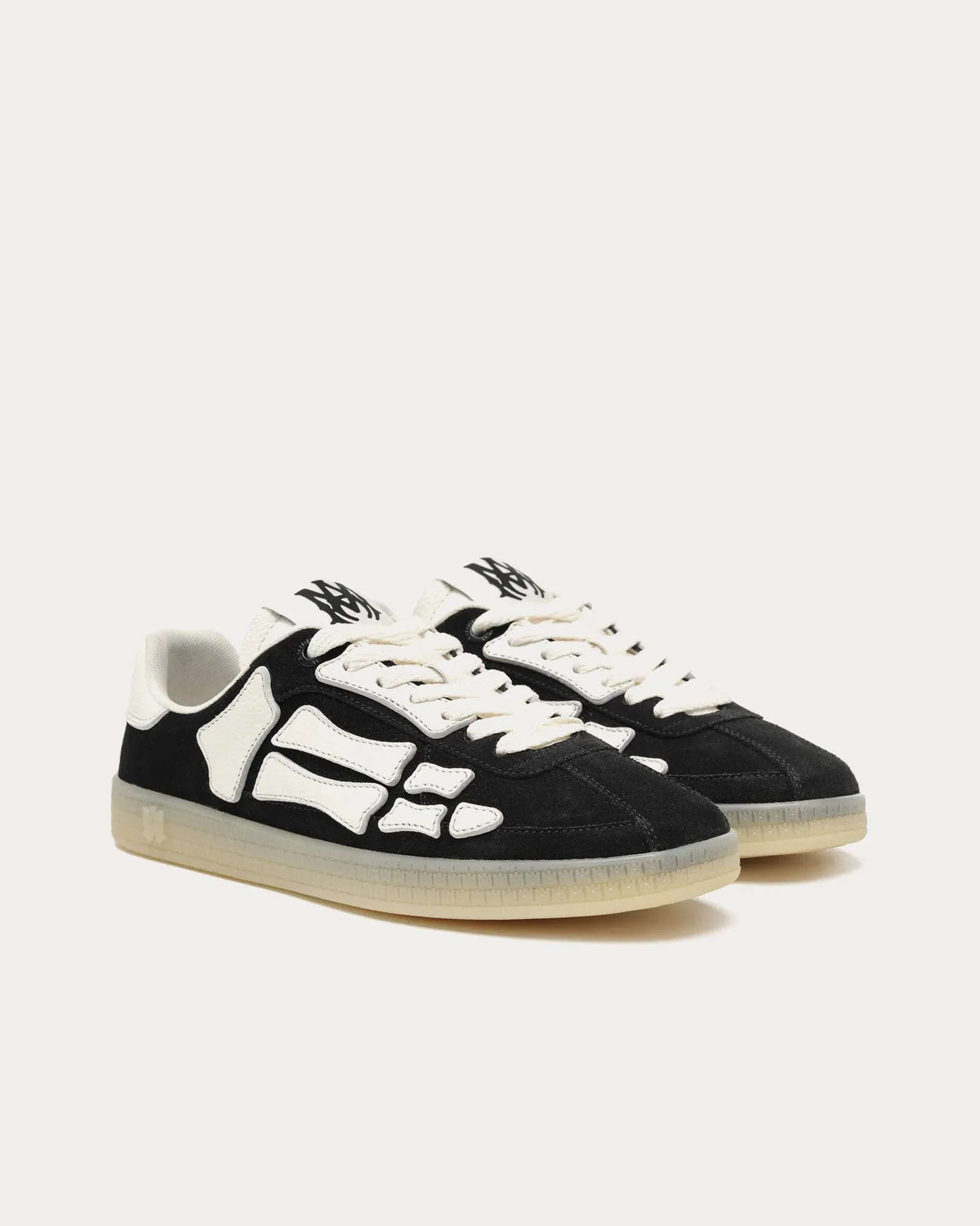 Pacific Bones Black Low Top Sneakers