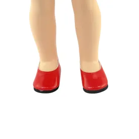 Red Slip On Shoes for 14 1/2-inch Dolls