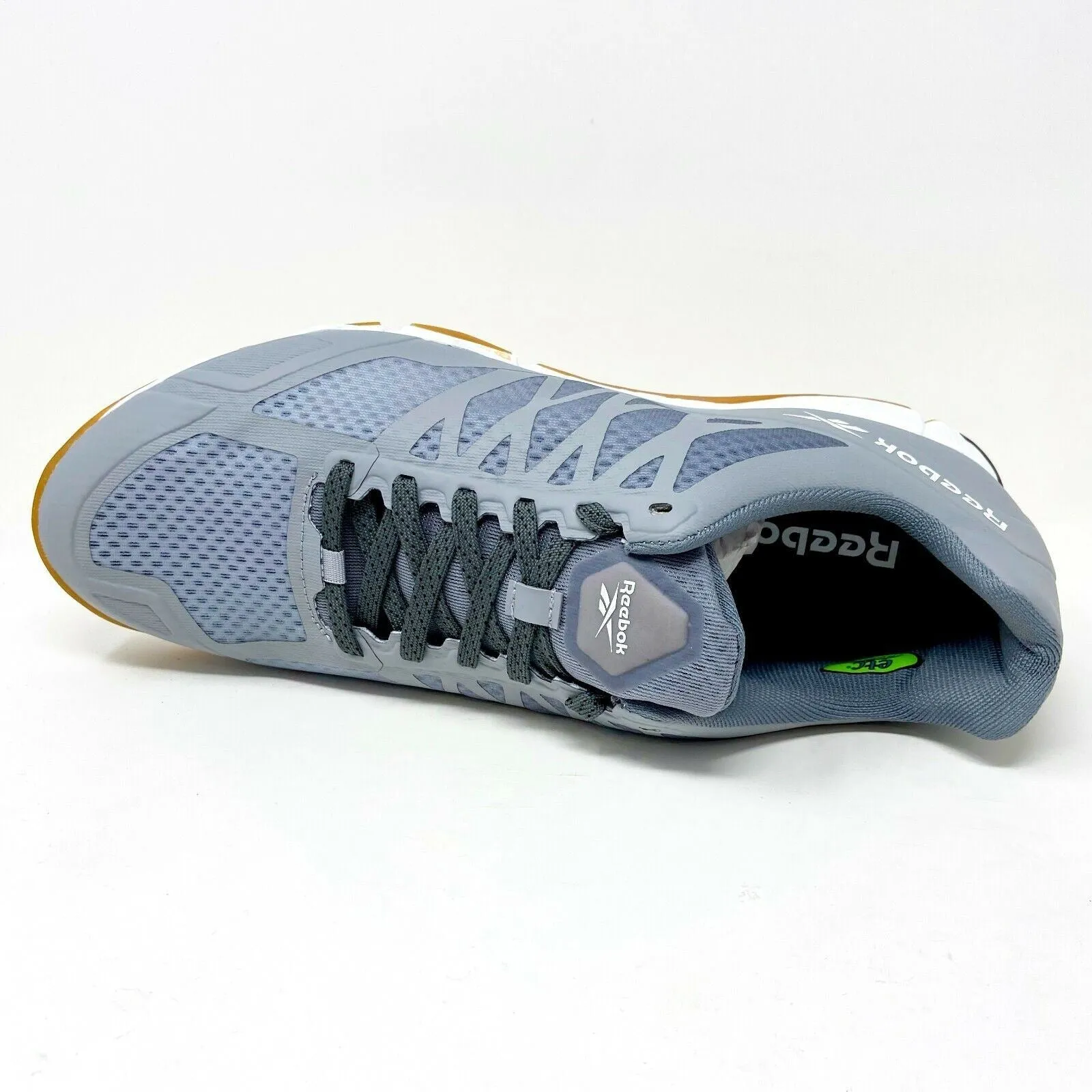 Reebok Speed TR Gray White Gum Mens Running Gym Trainer Shoes FZ0420