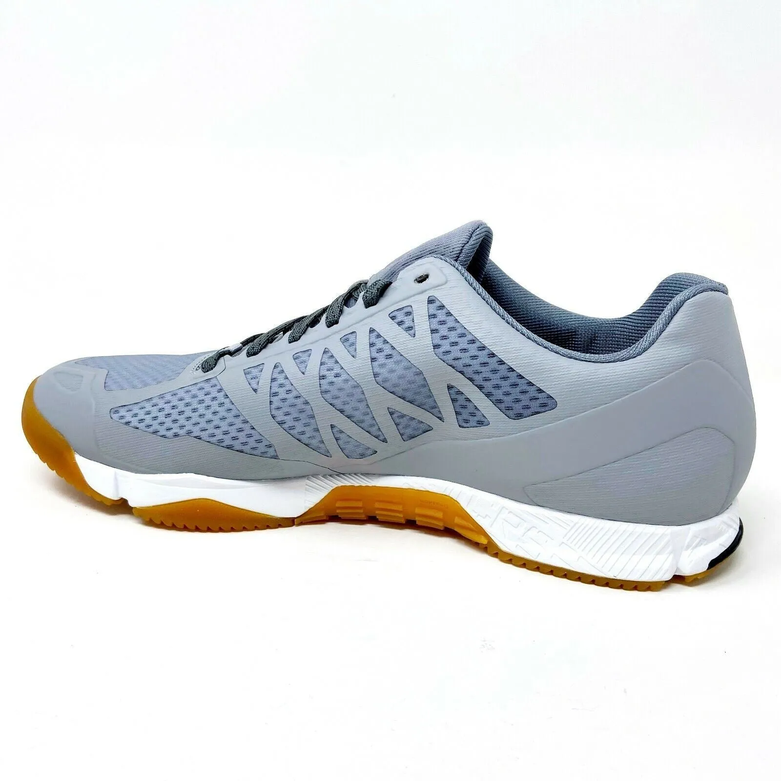 Reebok Speed TR Gray White Gum Mens Running Gym Trainer Shoes FZ0420