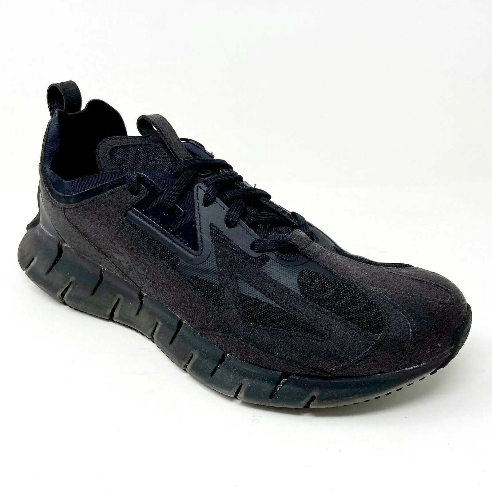 Reebok Zig Kinetica Concept Type 2 Black Mens Trainer Running Shoes FW5737