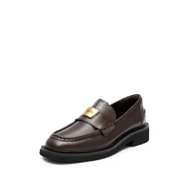 Ruby ST Golden Buckle Loafers