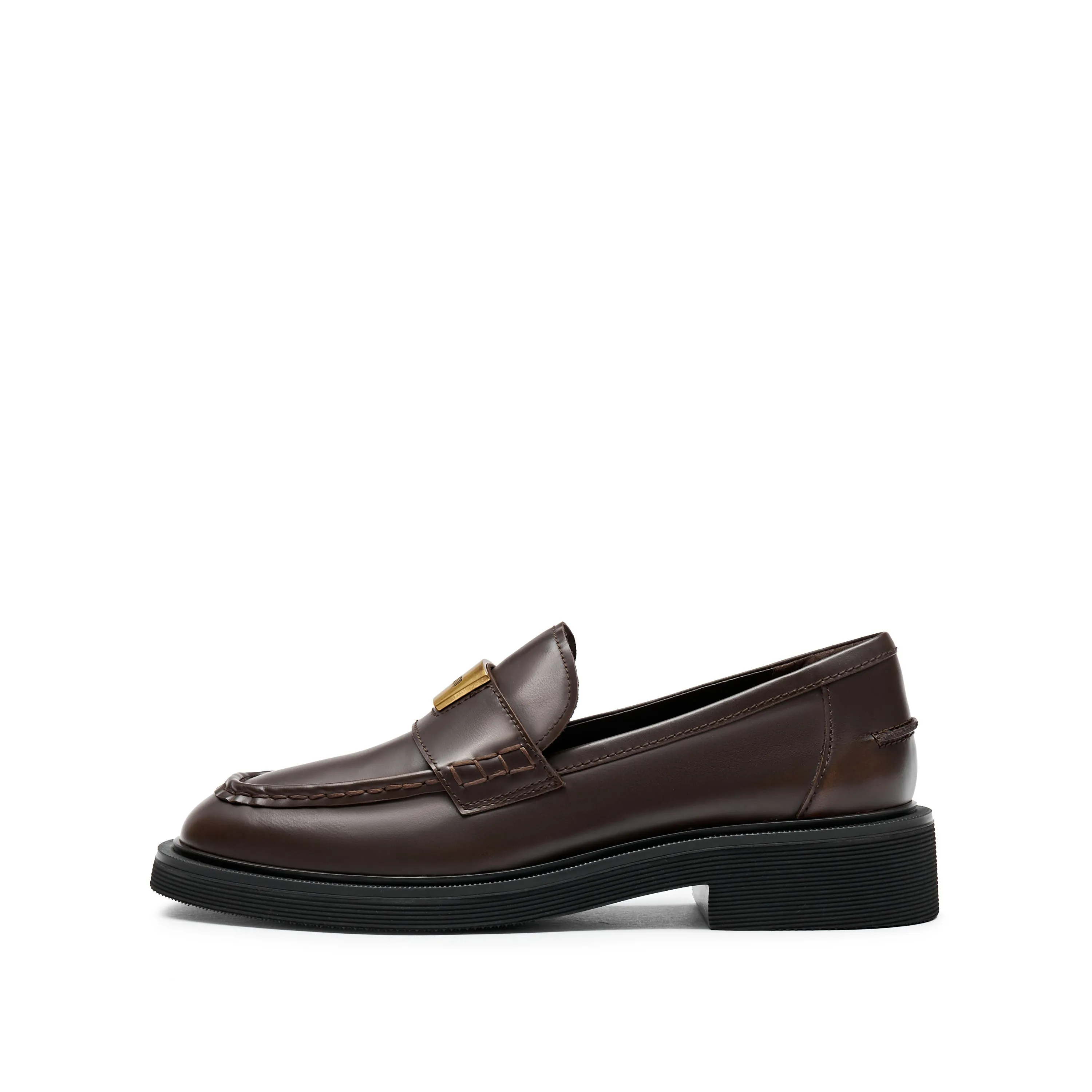 Ruby ST Golden Buckle Loafers