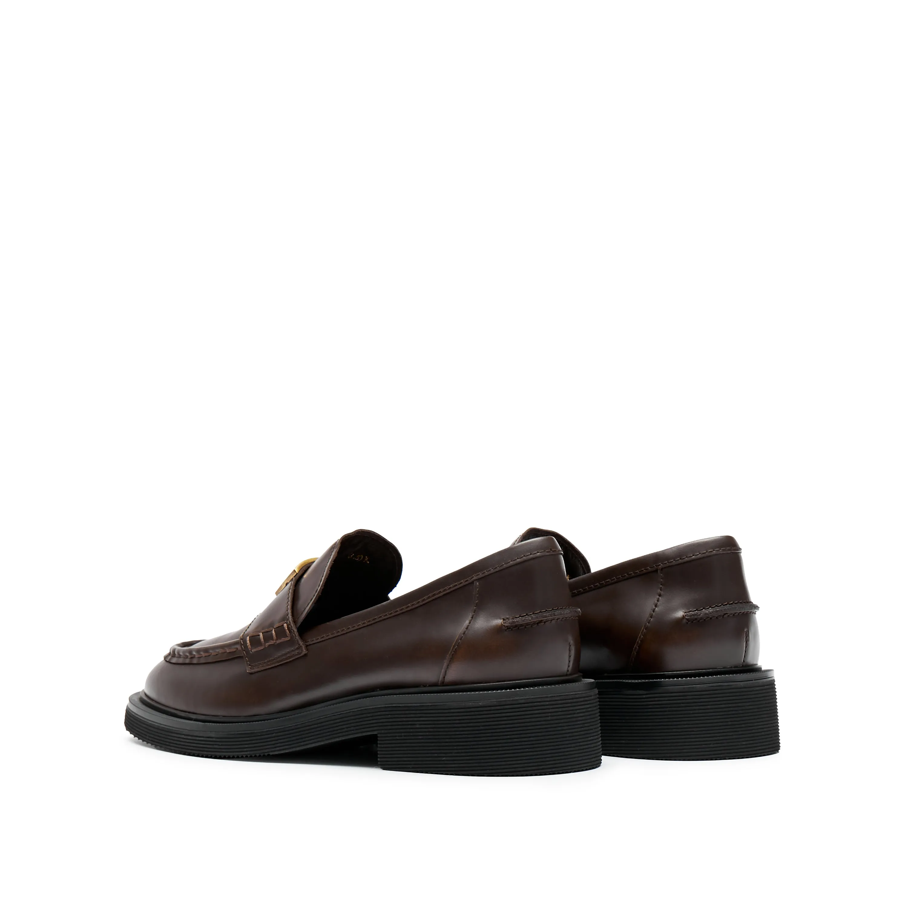 Ruby ST Golden Buckle Loafers