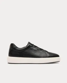 Slouch 001 Leather Black Low Top Sneakers