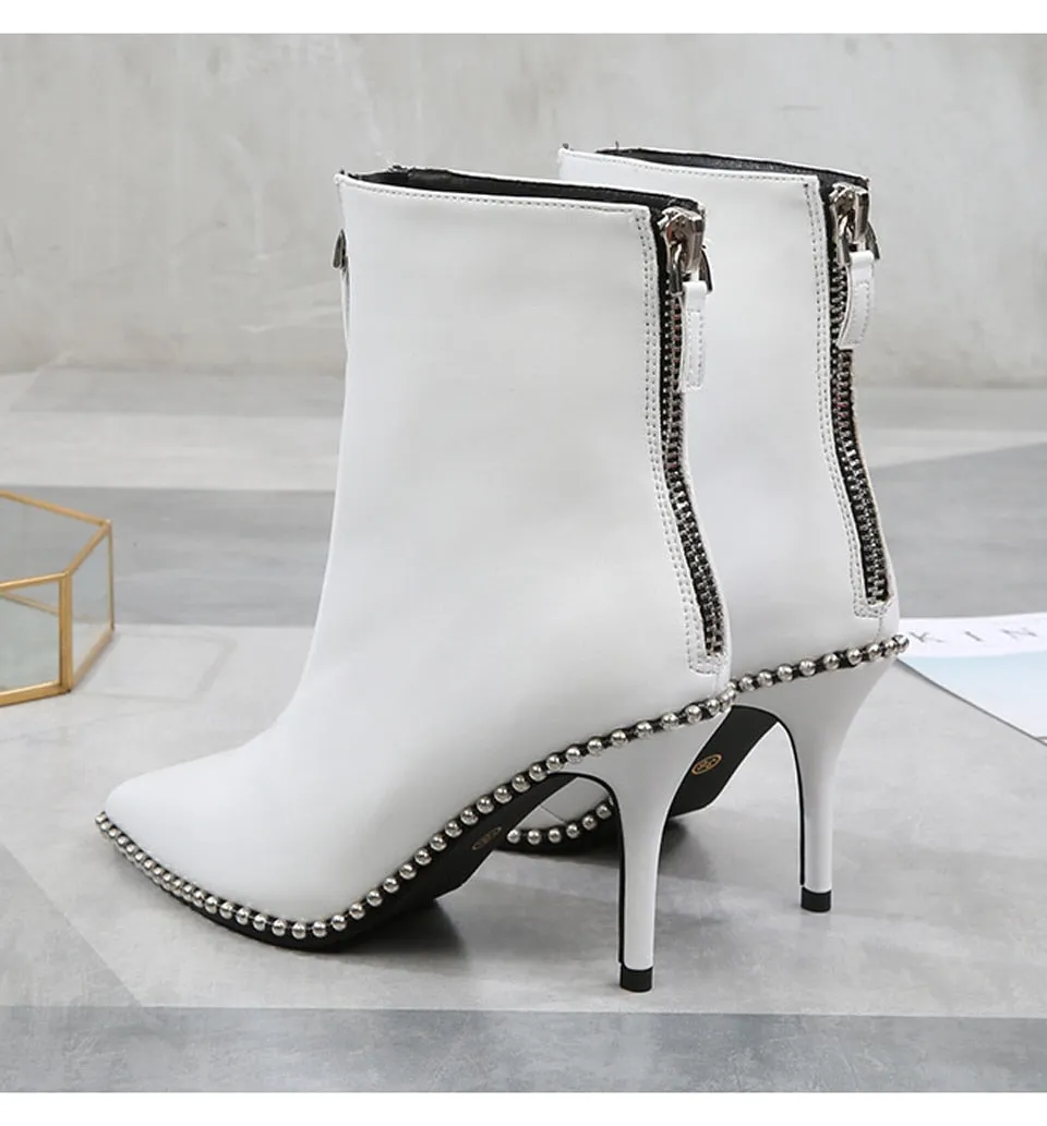 Studded  Ankle Boots