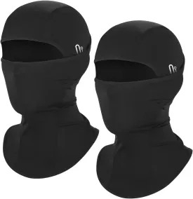 Summer Balaclava Men Women Cooling Ice Silk Face Mask Sun UV Protection Balaclava Hood for Cycling Motorcycling Black