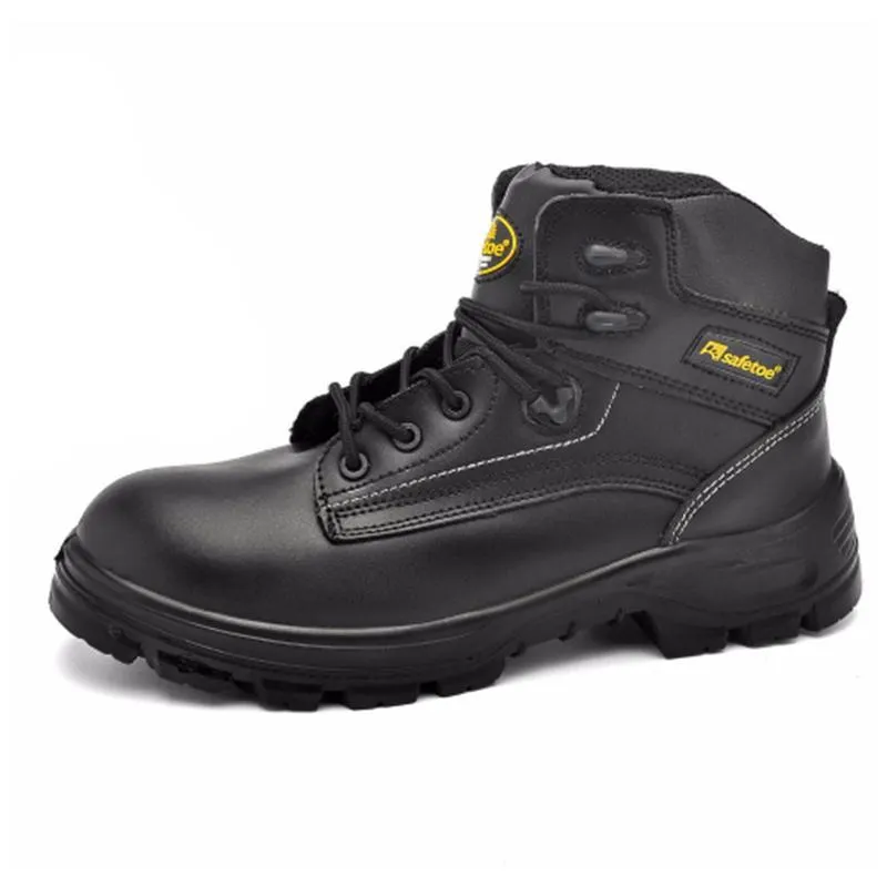 Tactical Dudes Mens' Steel Toe Boots Black