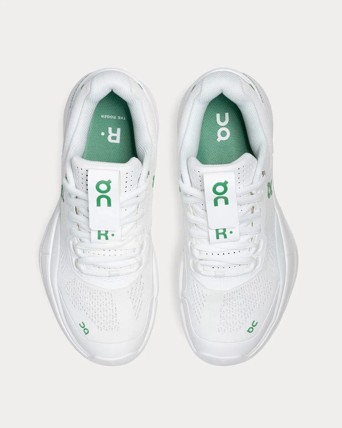 The Rodger Pro White / Green Low Top Sneakers