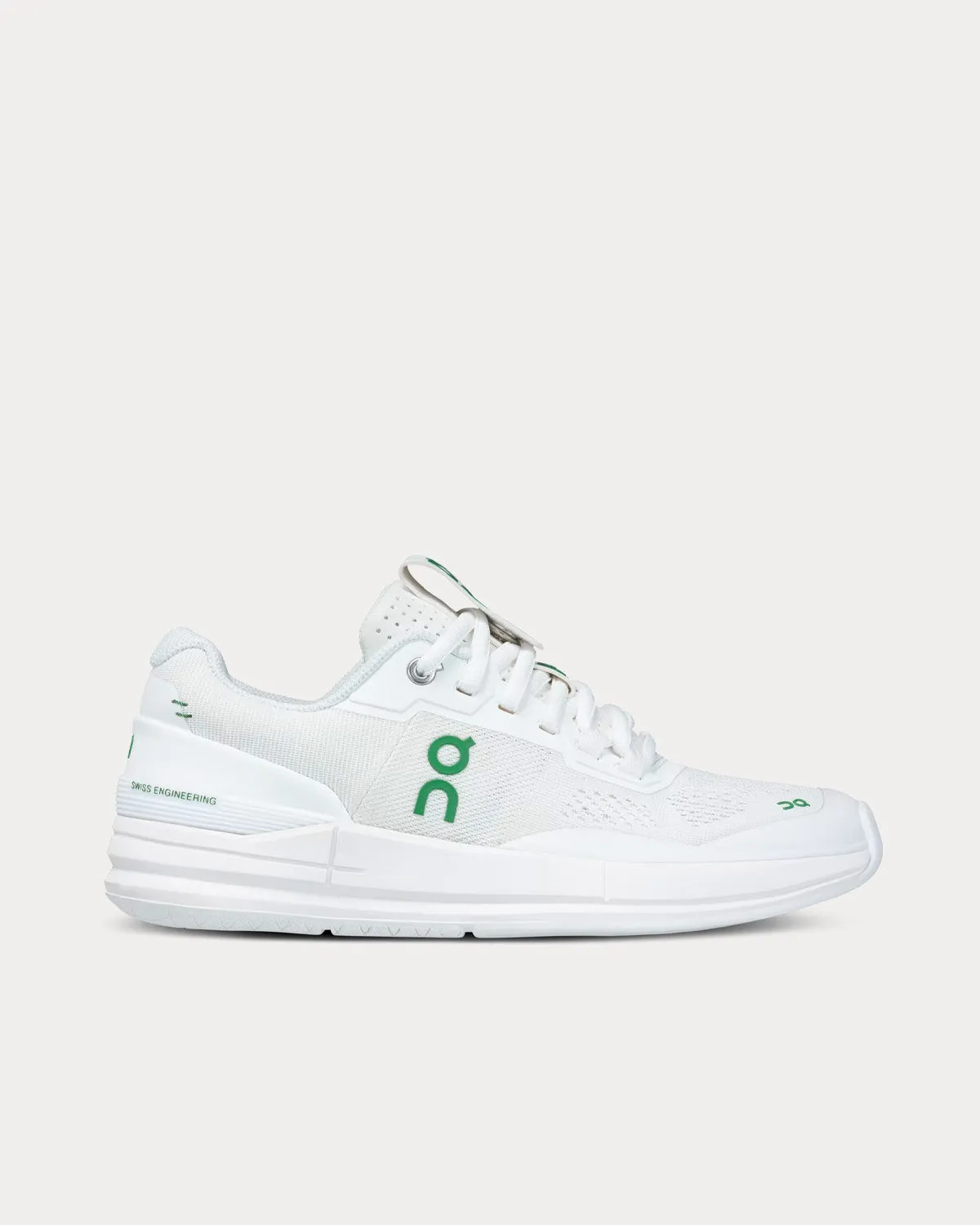 The Rodger Pro White / Green Low Top Sneakers