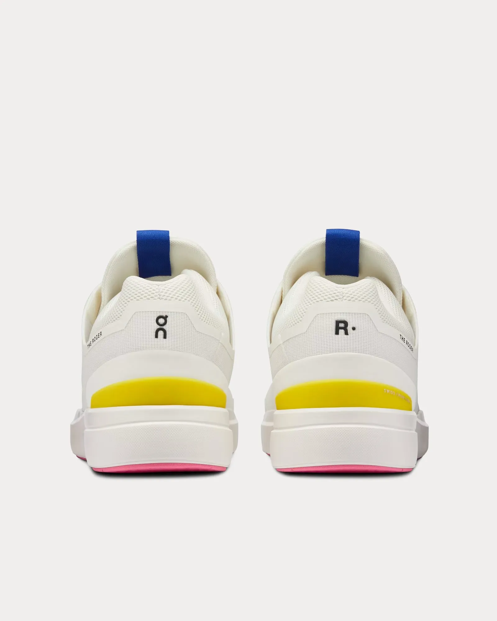 The Roger Spin Undyed-White / Yellow Low Top Sneakers