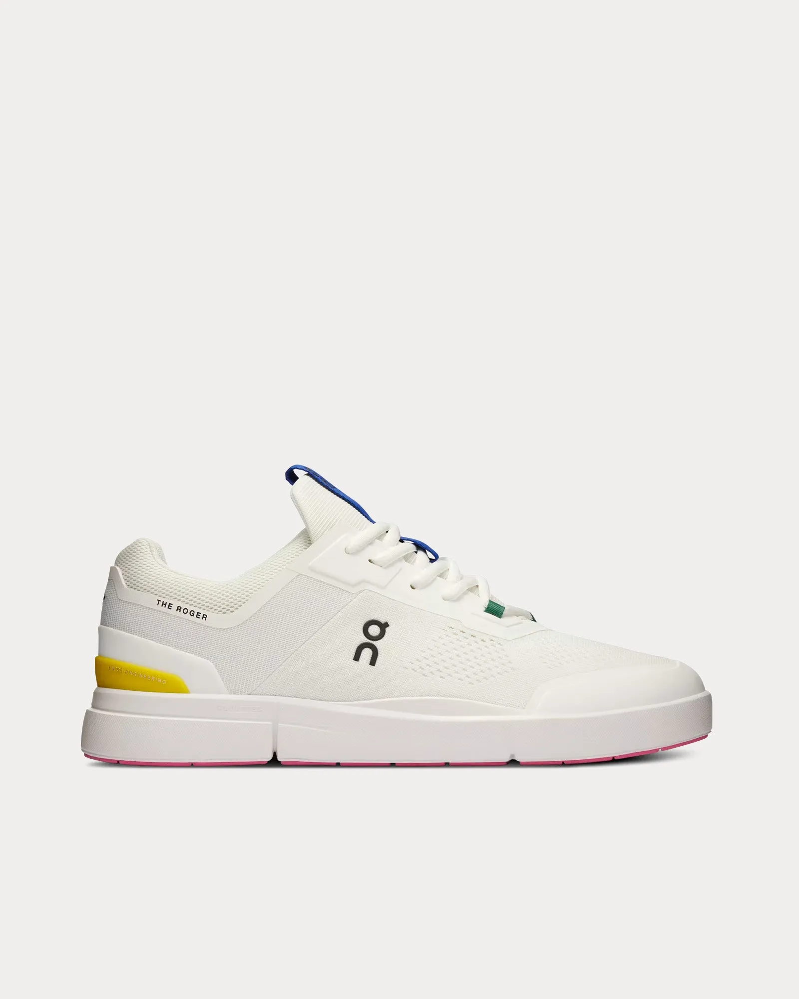 The Roger Spin Undyed-White / Yellow Low Top Sneakers