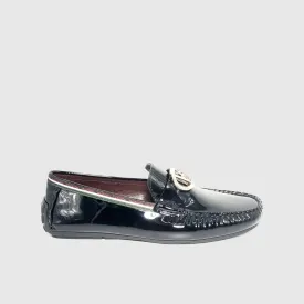 VALENTINO 2092 BLACK PATENT LOAFER