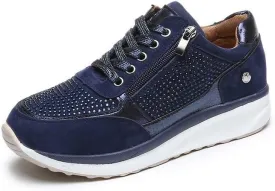 Women's Wedge Platform Sneakers Fashion Ladies Lace Up Hidden High Heel Lightweight Walking Shoes Comfort Non Slip Athletic Running Sports Shoes for Outdoor Climbing Hiking